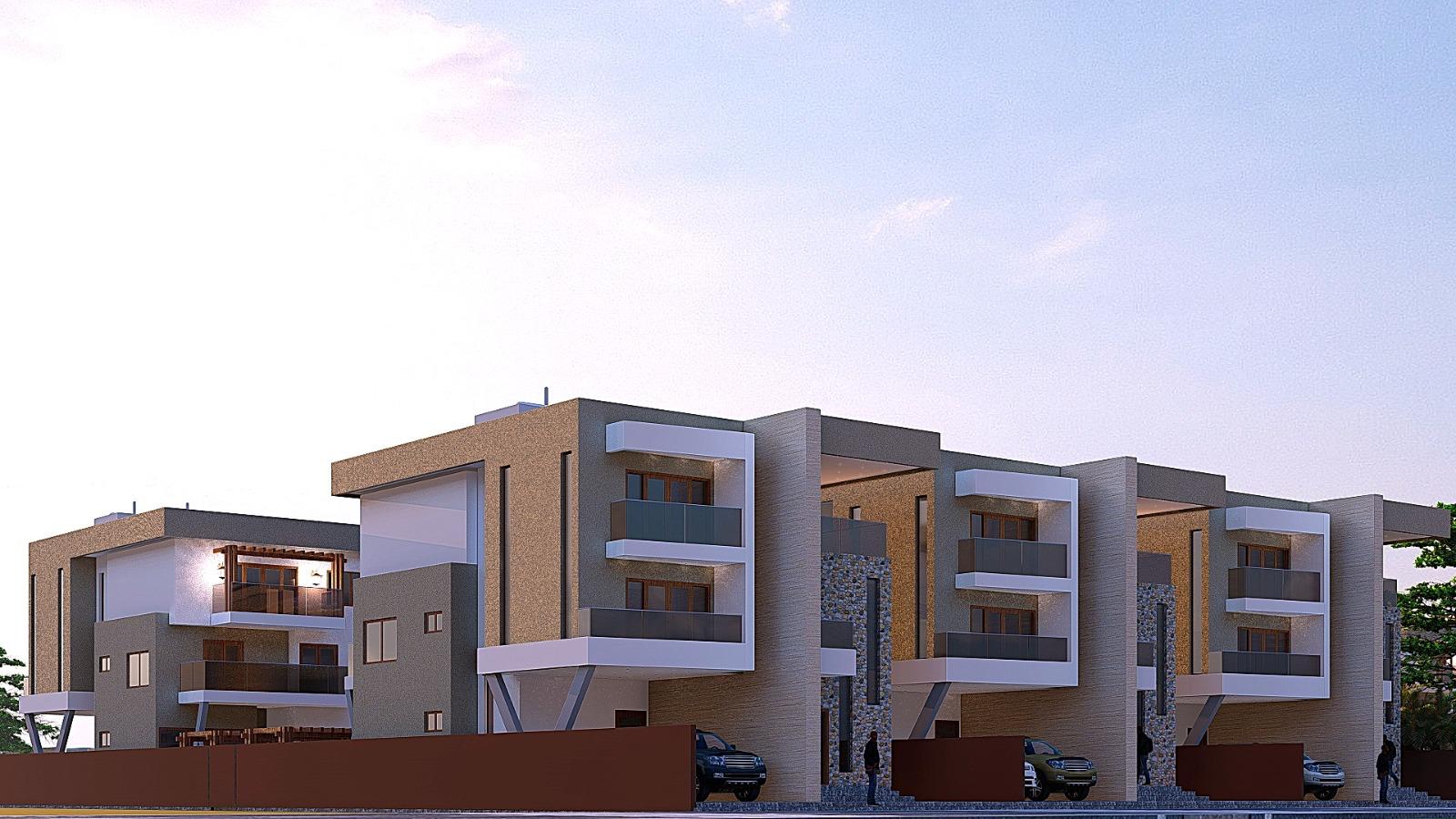 Cité de 13 bâtiments R+2 — Maferinya