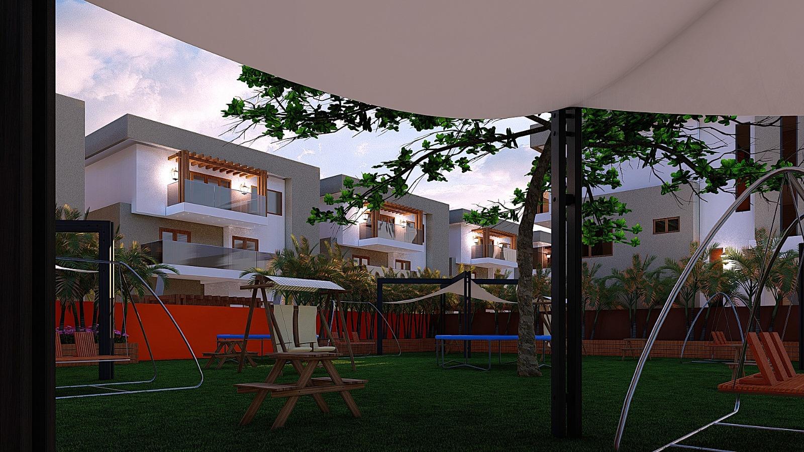 Cité de 13 bâtiments R+2 — Maferinya — vue 4
